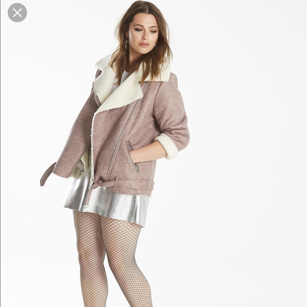 Aviation style bomber jacket